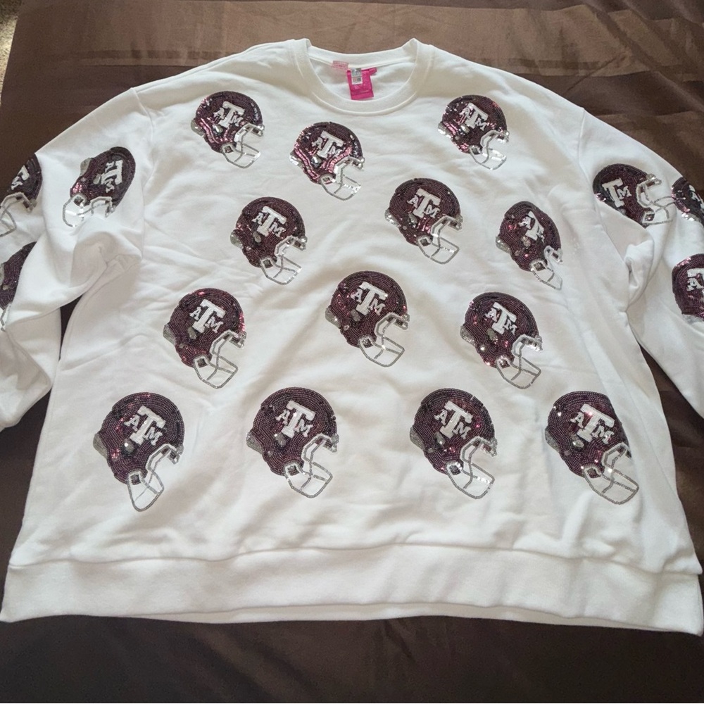 Texas A&M queen of sparkles sweater